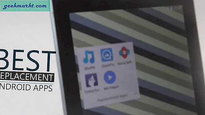 Bättre ersättningsappar för Android (tabell)