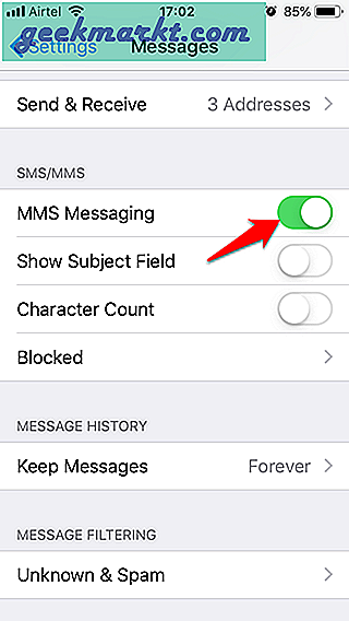 iPhone skickar inte textmeddelanden? Här är 12 sätt att fixa det