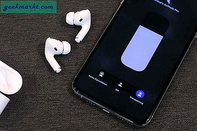 Hur byter jag till transparensläge på AirPods Pro utan att trycka på några knappar?