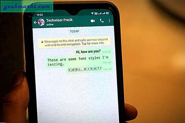 Hur man byter typsnitt i WhatsApp-chattar