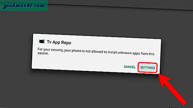 Hur man öppnar Sideload-appar från standardinställningen för Android TV