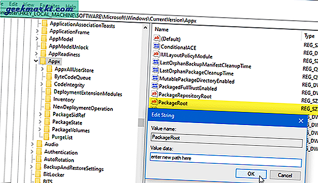 Så här ändrar du nedladdningsplats för Microsoft Store för installation av appar