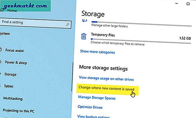 Så här ändrar du nedladdningsplats för Microsoft Store för installation av appar
