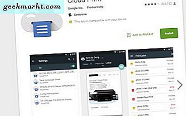 Så här skriver du ut från en Android-enhet