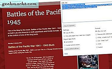 Så här kopierar du flera sidans webbadresser snabbt i Google Chrome, Firefox och Opera