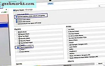 Så här kopierar du eller synkroniserar en spellista från iTunes till iPhone