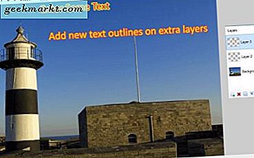 Så här skisserar du text med Paint.NET