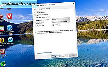 Så här döljer du Windows 10 Aktivitetsfältet
