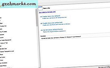 Så här aktiverar du Aero Lite-teman och anpassar fönsterkantbredd i Windows 10