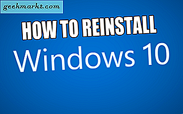 Så här installerar du om Windows 10