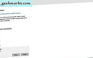 Så här tar du bort Wi-Fi-nätverk i Windows 10