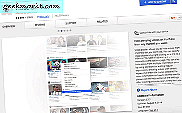 Hur blockerar du YouTube-kanaler